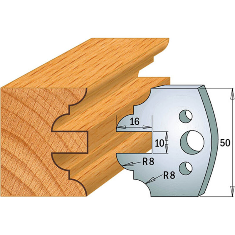 CMT - 690.523 jeu de 2 couteaux kss 50X4MM