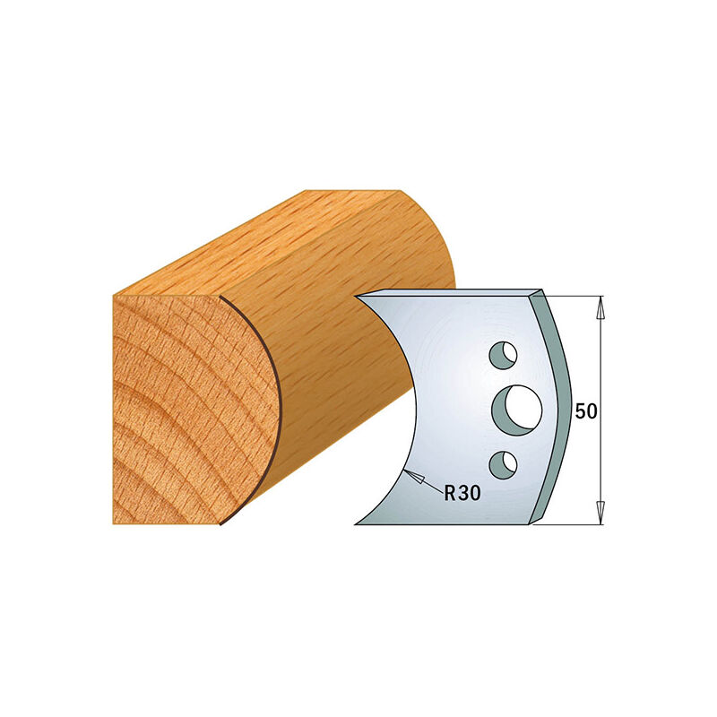 CMT - 690.547 jeu de 2 couteaux kss 50X4MM