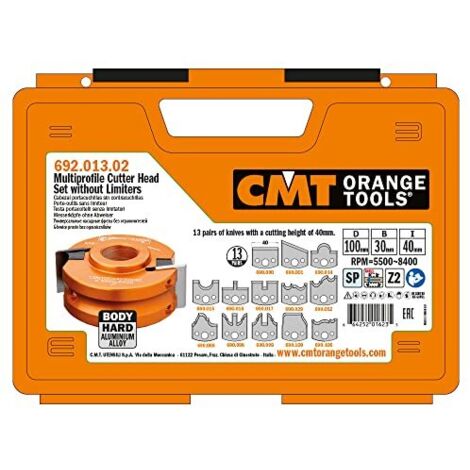 692.013.02 SET MULTIPROFILO SENZA LIM. D=100X40X30 (ALL)