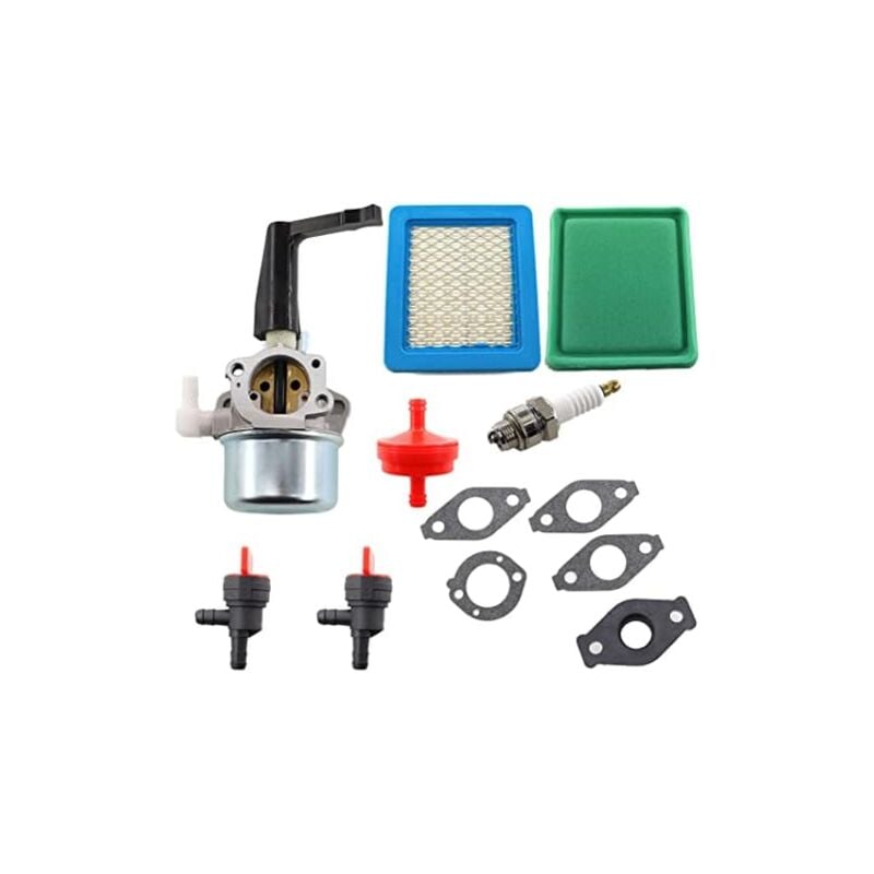 696065 Carburateur avec Joint détanchéité Filtre à air YL-991 Filtre à Carburant YL-999 Bougie dallumage YL-721 Compatible with motoculteur 697422