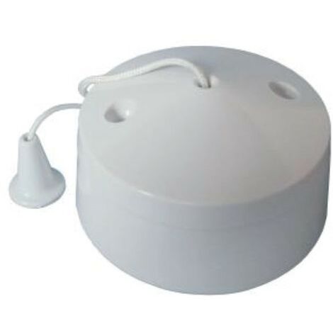 6a Ceiling Pull Cord Switch White