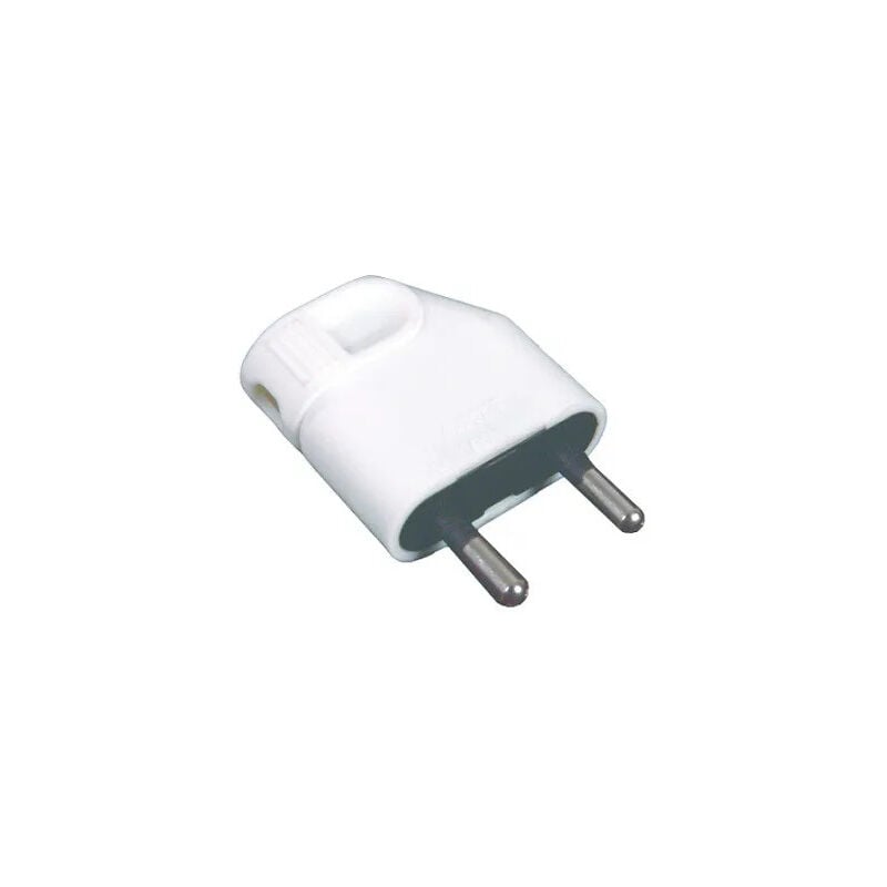 

6A enchufe plano macho 6A enchufe lateral Blanco