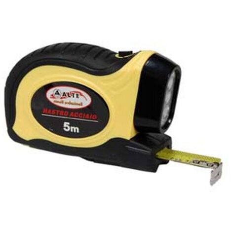 6BL FLESSOMETRO SOLE CON LUCE A LED - mt.5 nastro mm.19h.