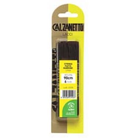 6BL LACCIO SCARPA PIATTO NERO CM.90 - in blister da 2 paia