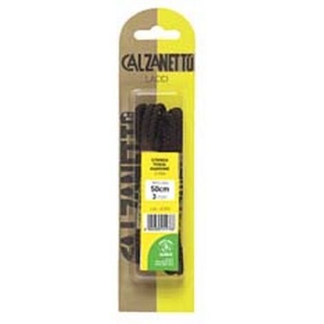 6BL LACCIO SCARPA TONDO MARRONE CM.50 - in blister da 2 paia