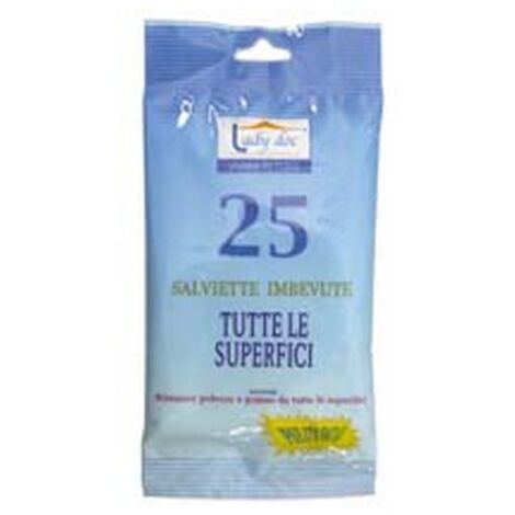 6BL SALVIETTE IMBEVUTE PER TUTTE LE SUPERFICI - cm.16x21