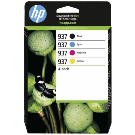 6C400NE HP 937 OJ PRO Tinte (4) cmyk 3850Seiten