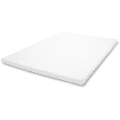 6cm Surmatelas en mousse à froid HWC-E63, Couvre-matelas, housse de matelas - 180x200cm