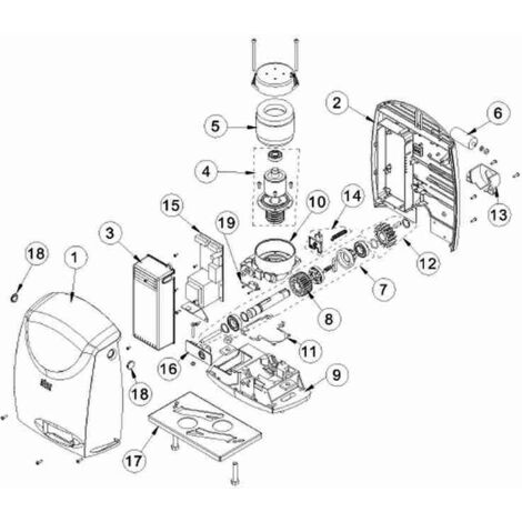 6CS7SF Pattino Sx/ Dx Per Finecorsa Per Cross 5e-5eh-7e-7eh-8e Ditec 6cs7sf Entrematic