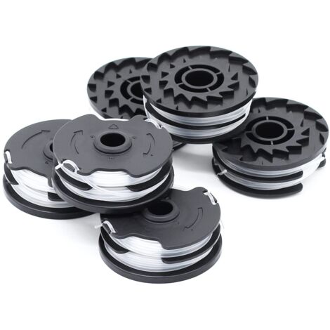 6er-Pack Ersatz-Fadenspulen für LIDL Parkside Trimmer PRTA 20-Li A1, B2, C3, PRT 550 A1, A3, PRT 300 A1