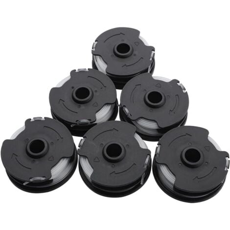 AUTRES 6er-Pack Ersatzfadenspule für LIDL Parkside PRTA 20-Li A1/B2/C3 Fadenschneider-Zubehör 27FT/8,3M für PRT 300 A1, PRT 550 A1/A3