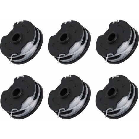 6er-Pack Ersatzspulen für Akku-Freischneider – 1,65 mm Faden, 8,3 m Länge – Umweltfreundliches ABS-Material – Kompatibel mit Parkside PRTA 20-Li C3 – IAN351753