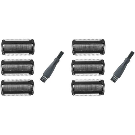 6er-Pack Ersatztrimmerköpfe für Bodygroom Rasierer der Serien 2024–2040 S11, YSS2 und YSS3 mit Bürste