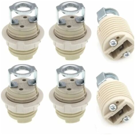 6er Pack G9 Lampenfassungen mit Halterung, G9 Halogenfassung mit Keramikgewinde