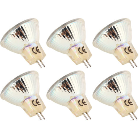 6er-Pack GU4 3W 270LM LED-Lampen, warmweißes Licht 3000K, energiesparende MR11 12V für Projektoren