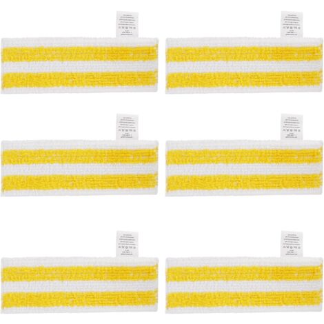 6er-Pack Mikrofaser-Ersatztücher, kompatibel mit Dampfreinigern Karcher Easyfix SC 1, SC 2, SC 3, SC 4, SC 5