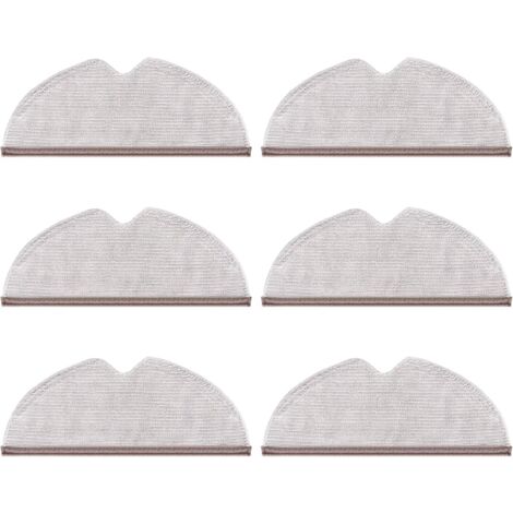 6er-Pack Reinigungstuch für Xiaomi Roborock S5 S50 S51 S55 S6 S6 MAXV S5 MAX Q7 Q7+/Q7 MAX+ E4 /E5 S6 Pure Staubsauger