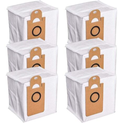 6er-Pack wasserdichte Staubbeutel mit großem Fassungsvermögen, kompatibel mit Proscenic M7 Pro, M7 Max, M8 PRO und Neabot NoMo N1+, N1 Plus und N2