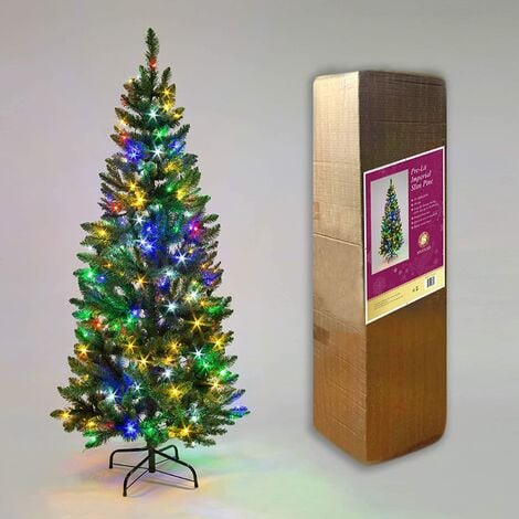 The Holiday Aisle® Birch 48' Traditional Christmas Tree with LED
