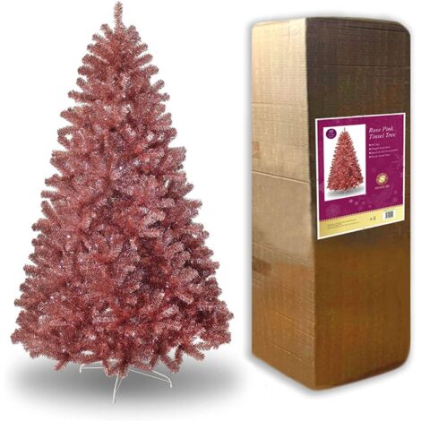 6Ft Sahara Rose Gold Christmas Tree 180cm