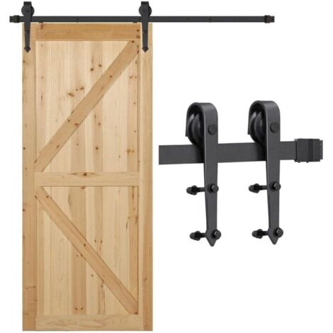 6FT Sliding Door Roller Kit with Easy Installation, Smooth and Quiet Movement for Closet Cabinets