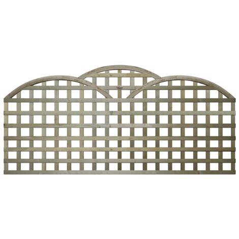6ft x 2ft Triple Dome Privacy Trellis Panel