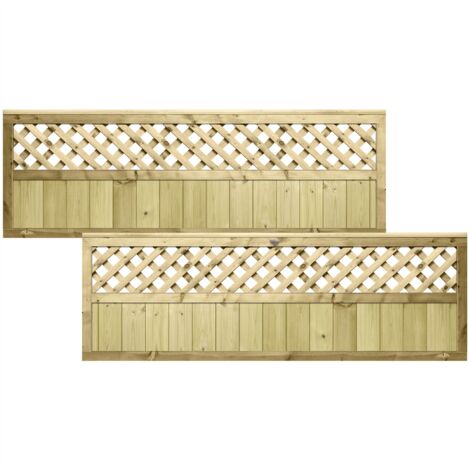 6FTx2FT Premier Diamond Trellis Top PGS URBAN Range Fence Panel