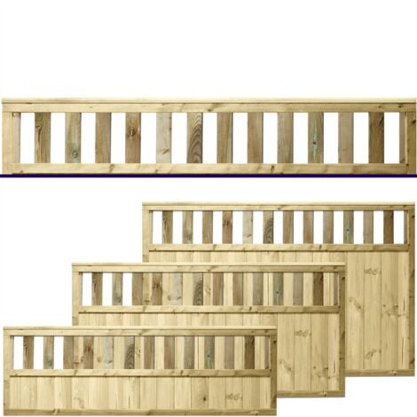 PREMIER GARDEN SUPPLIES 6FTx2FT Premier Picket Trellis Top PGS URBAN Range Fence Panel