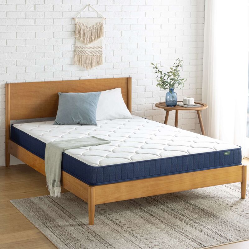 Matelas 140x190 cm, Matelas à Ressorts Ensachés avec Mousse Confort, Matelas Orthopédique avec soutien Ergonomique, Épaisseur 15cm