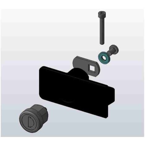 6IONRL Sblocco Completo Di Serratura Per Ion 4 -6 Ditec 6ionrl Entrematic Ricambio
