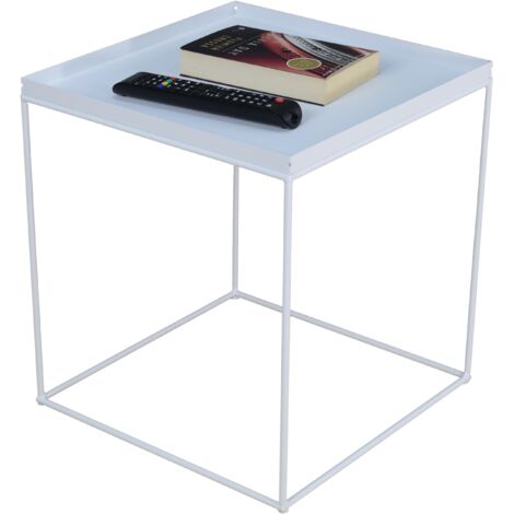 6K40 Weißer Metalldrahttisch