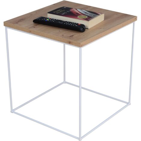 6K40 Wire Table Mattweiß Artisan Oak