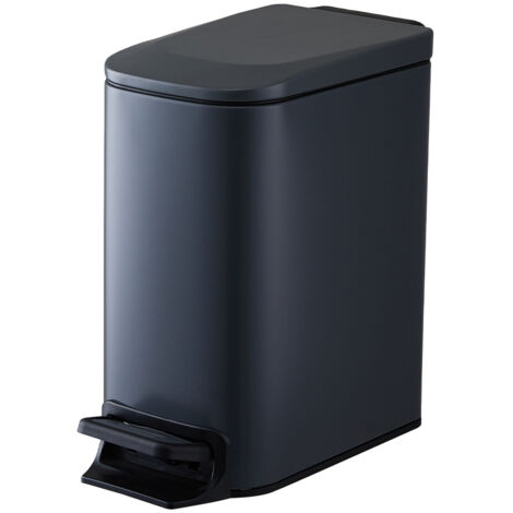 6L Smudge-Resistant Rubbish Bin With Soft-Close Foot Pedal