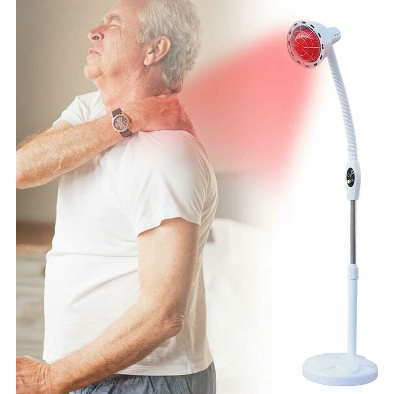 Lampe thermique infrarouge puissante pour soulager les douleurs musculaires ou les rhumes Lampe infrarouge Arthrite Massage Physiothérapie 275 w 220 v
