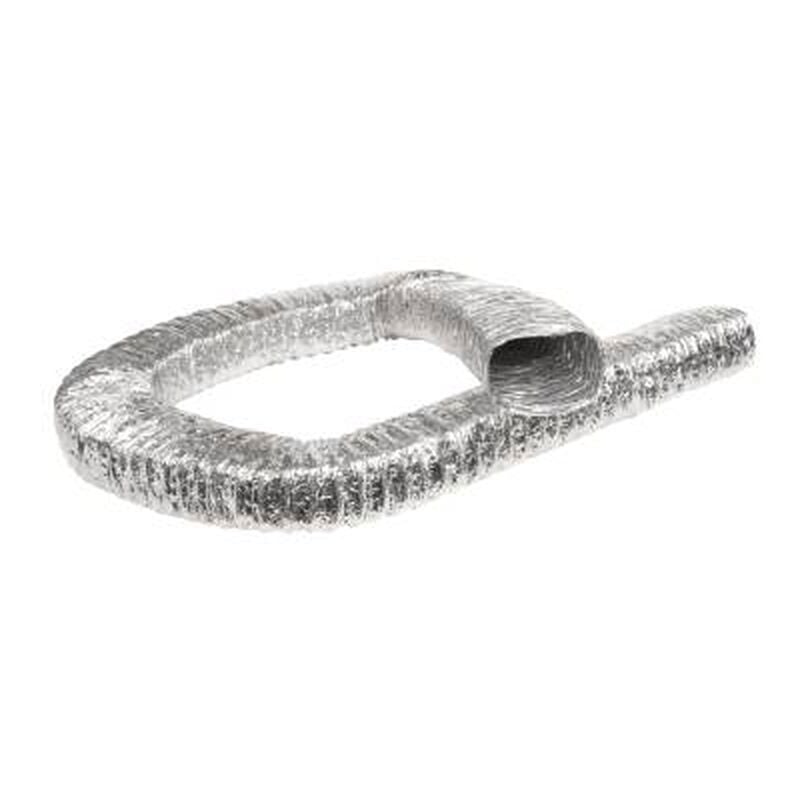 6m Gaine Souple Alu Rectangulaire 100/40 diamètre 80 mm - GSA100/40L6 Econoname GSA100/40L6