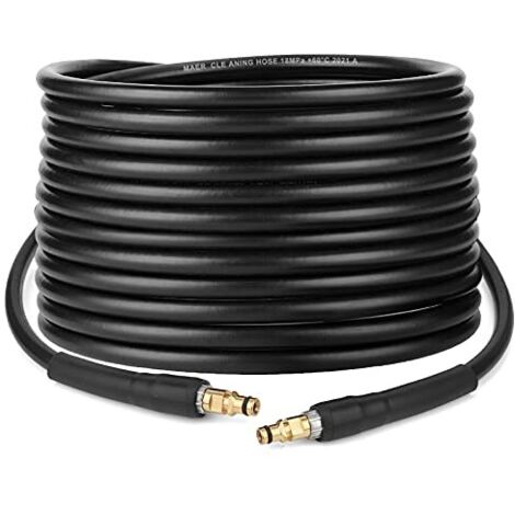 6m Tuyau d'extension de tuyau de rechange haute pression pour nettoyeur haute pression Karcher K Series K2 K3 K4 K5 K6 K7 Click Plug Quick Connector