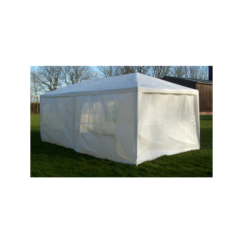6m x 3m Gazebo / Marquee / Party Tent with Side Panels