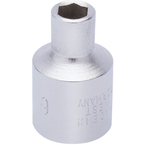 6mm (3/8 Inch Drive) Hexagon Socket for Square Drive Tools (Model 25820)