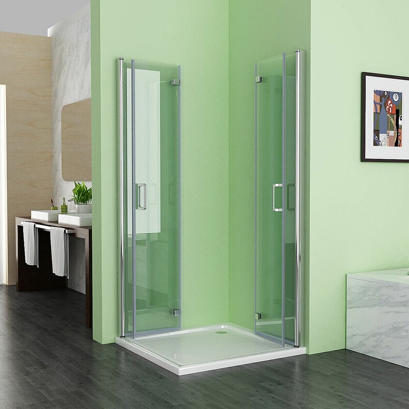 Showers & Shower Parts Perfect 700mm Frameless Bifold Shower Door 6mm