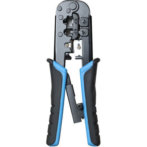 6P/8P multi-fonction réseau câble pince réseau câble téléphone cristal tête pince à sertir sertissage fil coupe fil dénudage