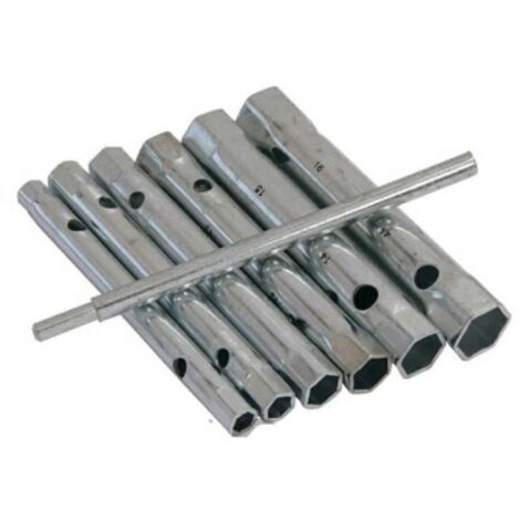 6PC BOX SPANNER SET TUBULAR WRENCH SOCKET SET 6mm-17mm HEAVY DUTY WR275