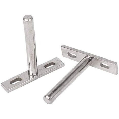 6Pcs 10mm Supports Étagères Flottante Invisibles Fixation Cachée Étagères en Métal Support Mural Pour Tablette Murale Bricolage