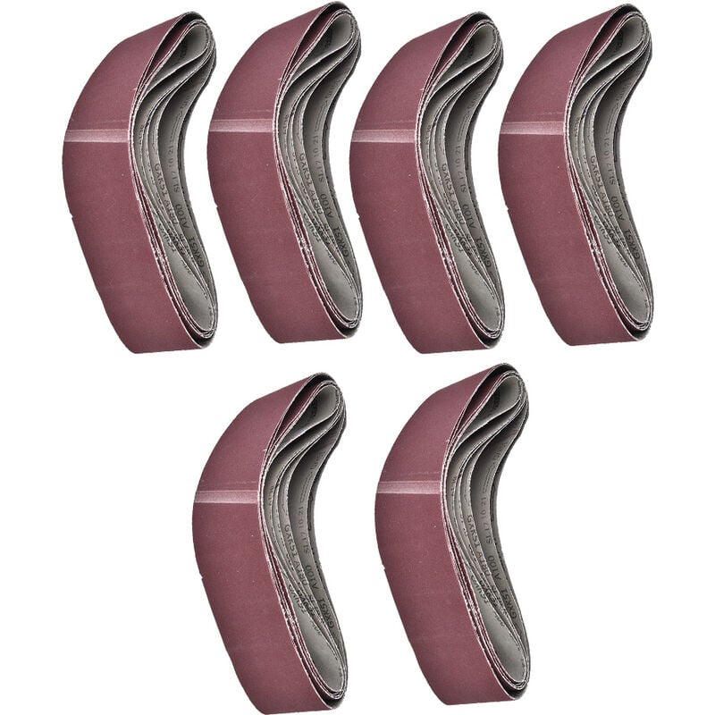 Jeffergarden 6pcs 915x100mm Abrasive Sanding Belt for Belt Sander Grit 60/80/100/120/150/180