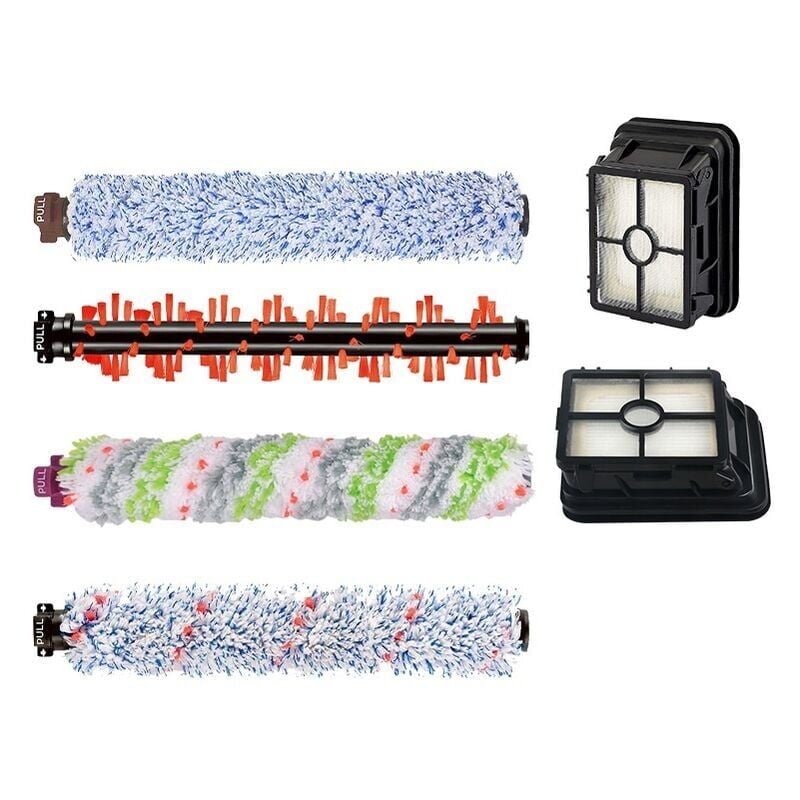 SNQ - 6Pcs Accessories pour Bissell Crosswave 3 en 1 Aspirateur Brosse de Rechange Filtre de Rechange pour Aspirateur Bissell CrossWave