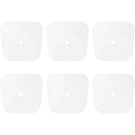 6PCS Air Filter Cotton Replacement Fit for Mantis 7222 7222E 7222M 7225 7230 7234 7240 7920 7924