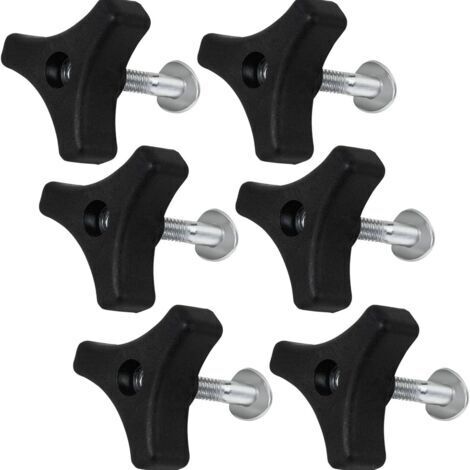 6Pcs Boulons De Poignée De Tondeuse à Gazon, écrous Et Boulons Universels Pour Poignée De Tondeuse à Gazon, Accessoires Pour Tondeuse à Gazon, Pièces De Remplacement Pour Tondeuses