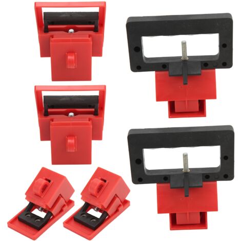 6PCS Cadenas de Sécurité pour Disjoncteurs CB-07 CB-08 CB-09, Antidéflagrants et Résistants aux Températures Élevées pour Environnements Industriels