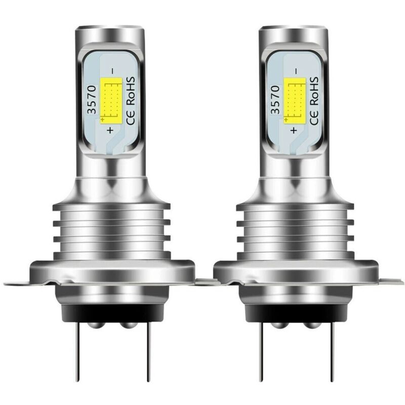 6pcs charge voiture LED phares 80W H7 voiture phares CSP 3570 voiture brouillard lumière décodage 80W