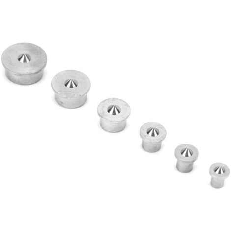 6pcs Cheville et Tenon Center Points Pin Woodworking 4mm à 12mm Tenon Center Set