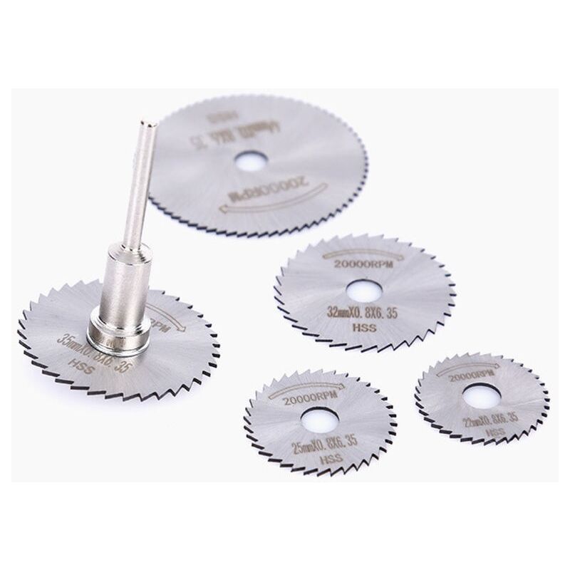 Image of 6pcs Circular Saw Blades Cutting Discs Wood Cutting Rotary Tool for Dremel Drills Rotary Chuck